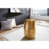 Beistelltisch 30x49,5x30cm Aluminium Gold Dekotisch orientalisch rund