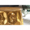 Beistelltisch 30x47x30cm Aluminium Gold Dekotisch orientalisch rund