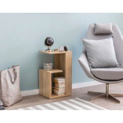 Beistelltisch WL5.697 35x29,5x60 cm Holz Sonoma Design Anstelltisch Sofa