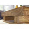 Couchtisch LUCCA Massiv-Holz Akazie 120cm breit Design Wohnzimmer-Tisch dunkel-braun Landhaus-Stil Beistelltisch