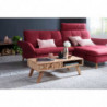 Couchtisch REWA 95x35x50cm Akazie Massivholz Sofatisch