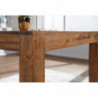 Esstisch MUMBAI Massivholz Sheesham 80 cm Esszimmer-Tisch Holztisch Design Küchentisch Landhaus-Stil dunkel-braun