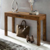 Konsolentisch MUMBAI Massivholz Sheesham Konsole mit 1 Schublade Schreibtisch 120 x 40 cm Landhaus-Stil Sideboard
