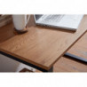 Schreibtisch Eiche-Dekor / Schwarz 120x60x76 cm Design Computertisch