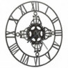 Wanduhr Silbern 78 cm Metall