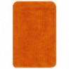 Badematten-Set 3-tlg. Stoff Orange