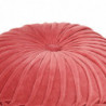 Pouf Baumwollsamt Kittel-Design 40×30 cm Rosa