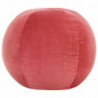 Pouf Baumwollsamt 50×35 cm Rosa