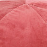 Pouf Baumwollsamt 50×35 cm Rosa