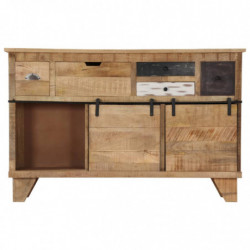 Sideboard 140 x 38 x 90 cm Massivholz Mango