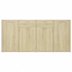 Sideboard Sonoma-Eiche 160x36x75 cm Spanplatte