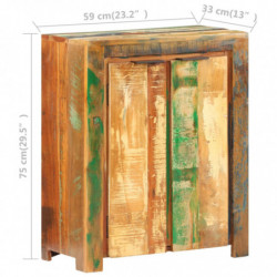 Sideboard 59x33x75 cm Altholz Massiv