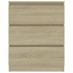 Sideboard Sonoma-Eiche 60x35x76 cm Holzwerkstoff