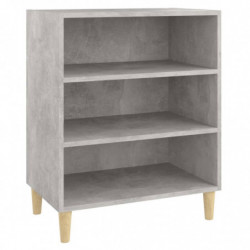 Sideboard Betongrau 57x35x70 cm Spanplatte