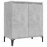 Sideboard Betongrau 60x35x70 cm Spanplatte