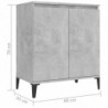 Sideboard Betongrau 60x35x70 cm Spanplatte