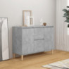 Sideboard Betongrau 103,5x35x70 cm Spanplatte