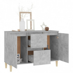 Sideboard Betongrau 103,5x35x70 cm Spanplatte