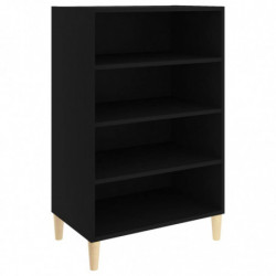 Sideboard Schwarz 57x35x90 cm Spanplatte