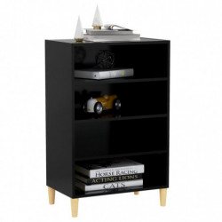 Sideboard Schwarz 57x35x90 cm Spanplatte