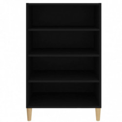 Sideboard Schwarz 57x35x90 cm Spanplatte