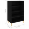 Sideboard Schwarz 57x35x90 cm Spanplatte