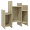 Regalschrank Sonoma-Eiche 60x26x60 cm Holzwerkstoff