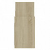 Regalschrank Sonoma-Eiche 60x26x60 cm Holzwerkstoff