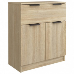 Sideboard Sonoma-Eiche 60x30x70 cm Holzwerkstoff