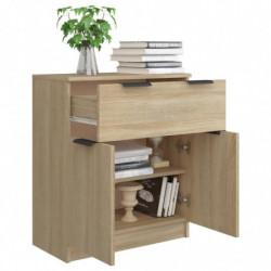 Sideboard Sonoma-Eiche 60x30x70 cm Holzwerkstoff