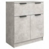 Sideboard Betongrau 60x30x70 cm Holzwerkstoff