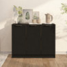 Sideboard Schwarz 90,5x30x70 cm Holzwerkstoff