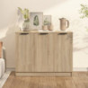 Sideboard Sonoma-Eiche 90,5x30x70 cm Holzwerkstoff