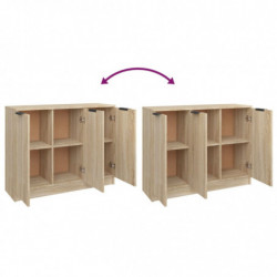 Sideboard Sonoma-Eiche 90,5x30x70 cm Holzwerkstoff