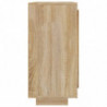 Sideboard Sonoma-Eiche 92x35x75 cm Holzwerkstoff