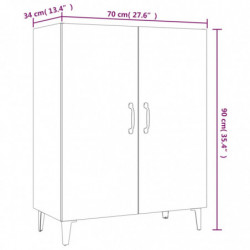 Sideboard Weiß 70x34x90 cm Holzwerkstoff