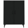 Sideboard Schwarz 70x34x90 cm Holzwerkstoff