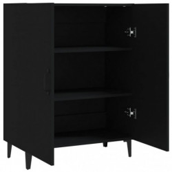 Sideboard Schwarz 70x34x90 cm Holzwerkstoff