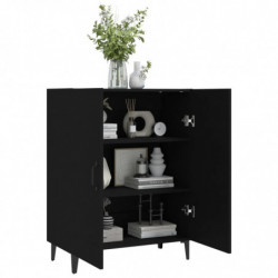 Sideboard Schwarz 70x34x90 cm Holzwerkstoff