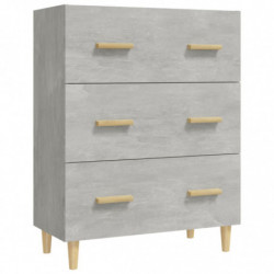 Sideboard Betongrau 70x34x90 cm Holzwerkstoff