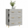 Sideboard Betongrau 70x34x90 cm Holzwerkstoff