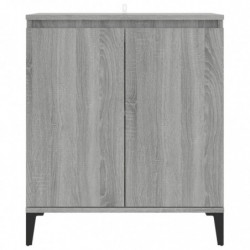 Sideboard Grau Sonoma 60x35x70 cm Holzwerkstoff