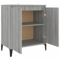 Sideboard Grau Sonoma 60x35x70 cm Holzwerkstoff