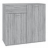 Sideboard Grau Sonoma 80x36x75 cm Holzwerkstoff