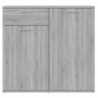 Sideboard Grau Sonoma 80x36x75 cm Holzwerkstoff