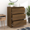 Sideboard Braun Eichen-Optik 60x35x76 cm Holzwerkstoff