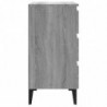 Sideboard Grau Sonoma 60x35x69 cm Holzwerkstoff