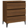 Sideboard Braun Eichen-Optik 60x35x69 cm Holzwerkstoff