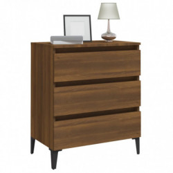 Sideboard Braun Eichen-Optik 60x35x69 cm Holzwerkstoff