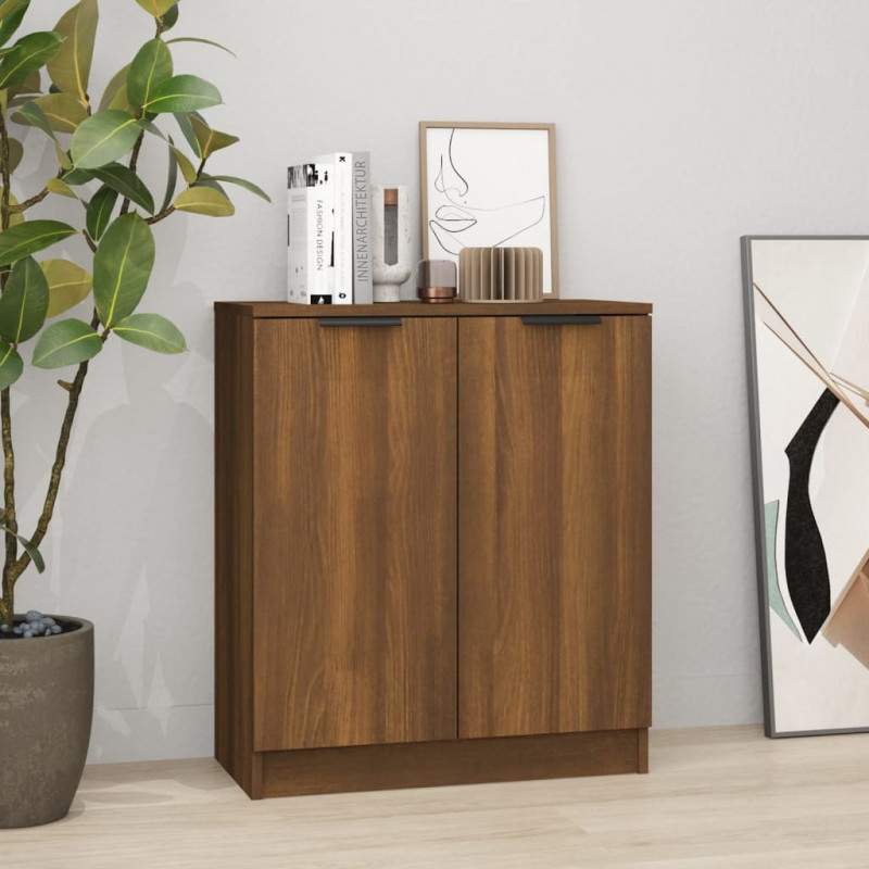 Sideboard Braun Eichen-Optik 60x30x70 cm Holzwerkstoff